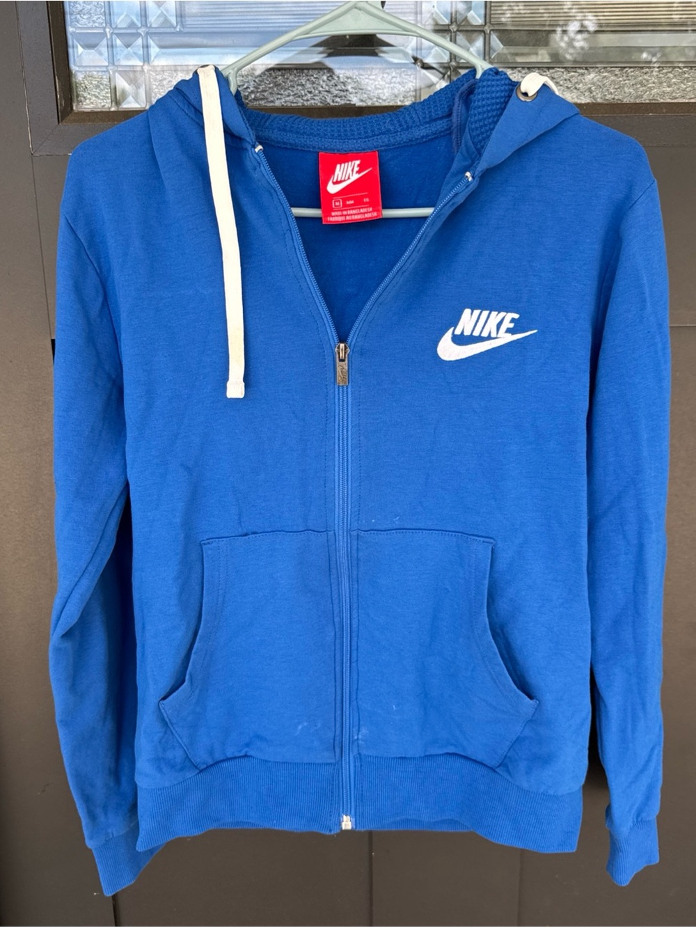 Nike Blue Full Zip Hoodie Size M